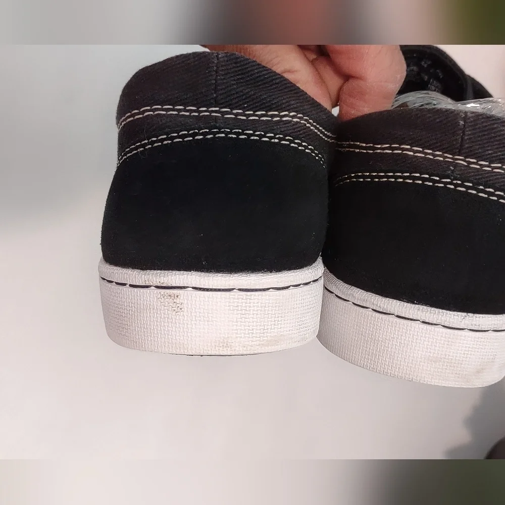 Clarks Black and White Sneakers